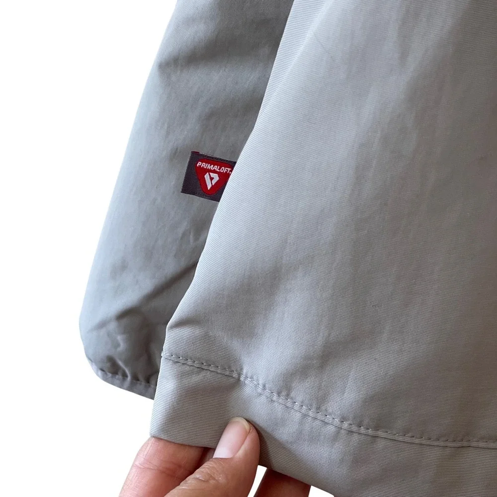 Jordan 23 Engineered Pullover Jacket‎ Gray Nylon Side Zip Pocket Mens